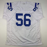 Autographed/Signed QUENTON NELSON Indianapolis White Football Jersey JSA COA