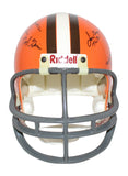 1954 Cleveland Browns Team Signed F/S Helmet 9 Sigs Otto Graham JSA 33596