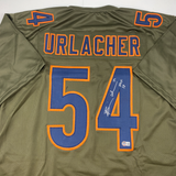 Autographed/Signed Brian Urlacher HOF 18 Salute To Service Jersey Beckett COA