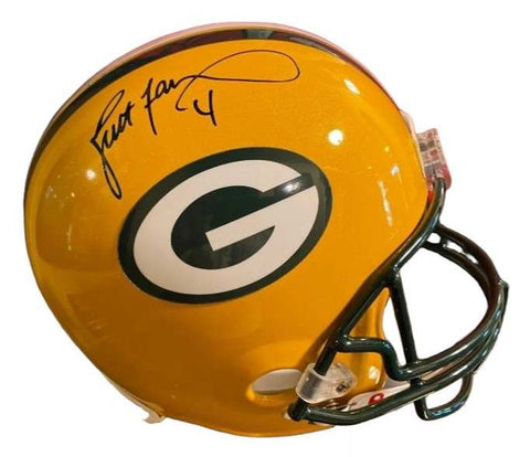 Brett Favre Autographed Green Bay Packers Replica Helmet