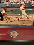 Carl Yastrzemski Signed Autographed Photo w/ Inscription Framed to 16x16 UDA