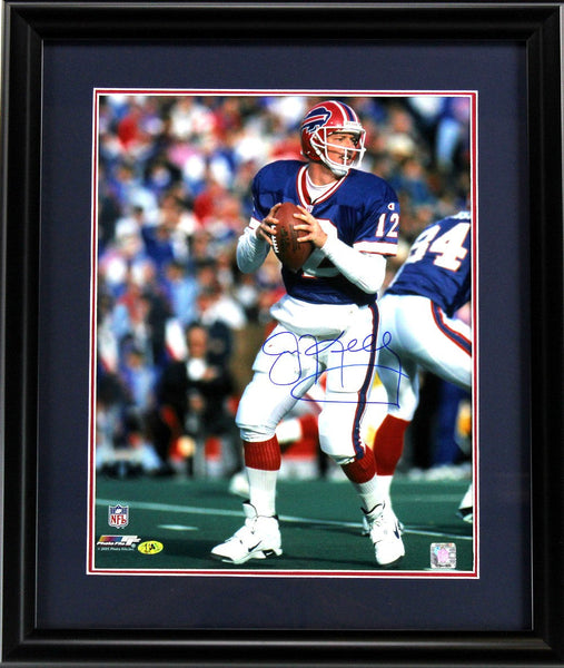 Jim Kelly Signed Buffalo Bills Framed 16x20 NFL Photo