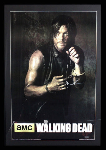 Norman Reedus Signed The Walking Dead Season Five Framed Full Size Poster