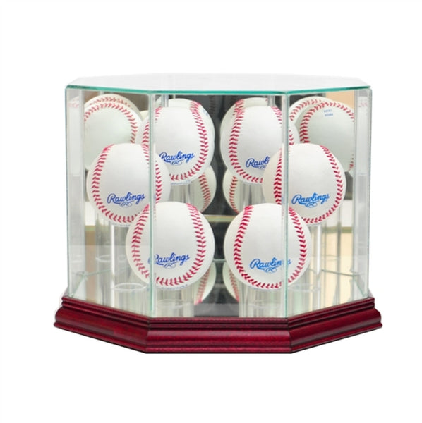 Six Baseball Display Case