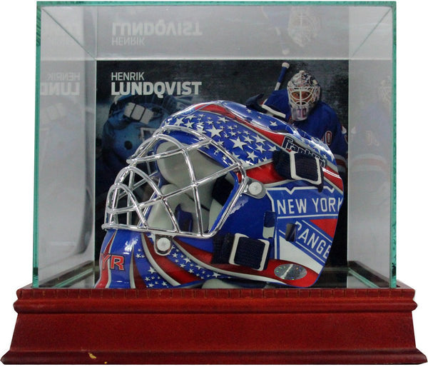 Henrik Lundqvist Background Glass Mini Helmet Case