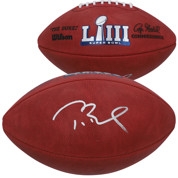 Tom Brady New England Patriots Signed Super Bowl 53 Official Football (Tristar/SSM)