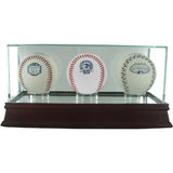 Glass Triple Baseball Case