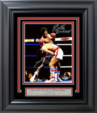 SUGAR RAY LEONARD & ROBERTO DURAN AUTOGRAPHED FRAMED 8X10 PHOTO BECKETT 209391