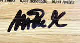 Lakers Magic Johnson Authentic Signed 6x6 Floorboard HOF Autographed BAS Witness