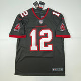 Autographed/Signed Tom Brady Buccaneers Grey Nike LTD Jersey Fanatics COA/LOA