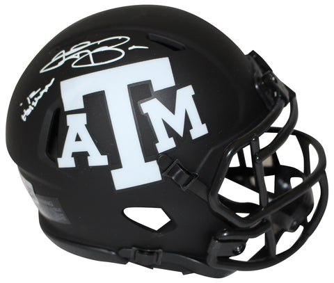 Johnny Manziel Autographed Texas A&M Aggies Eclipse Mini Beckett 35373