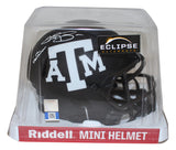 Johnny Manziel Autographed Texas A&M Aggies Eclipse Mini Beckett 35373