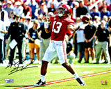 Tua Tagovailoa Signed Alabama Crimson Tide Passing 8x10 Photo - FANATICS COA