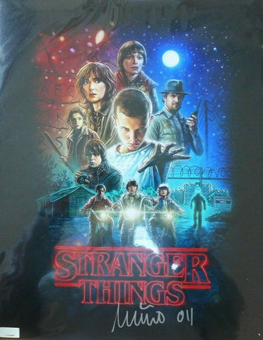 Millie Bobby Brown Signed Stranger Things Poster 11x14 With "Eleven" Inscription