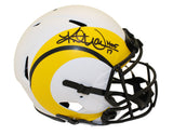 Kurt Warner Signed St Louis Rams Authentic Lunar Helmet HOF Beckett 36336