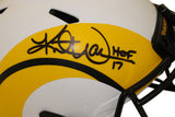 Kurt Warner Signed St Louis Rams Authentic Lunar Helmet HOF Beckett 36336