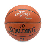 Allen Iverson Autographed & Inscribed Spalding Indoor/Outdoor Basketball