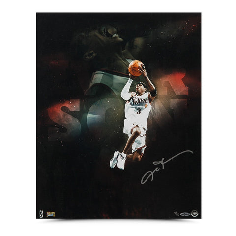 Allen Iverson Autographed "Pound For Pound" 16 x 20