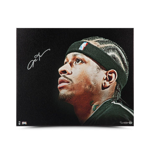 Allen Iverson Autographed Up Close & Personal 20 x 24 Canvas