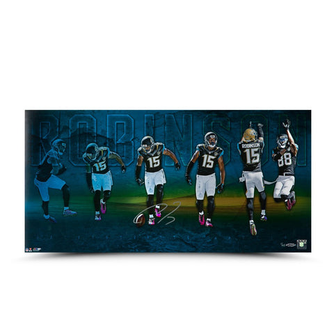 Allen Robinson Autographed TD Catch Celebration 30 x 15