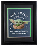 Baby Yoda Framed 8x10 The Child Photo