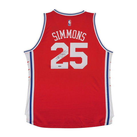 Ben Simmons Autographed 76ers Alternate Jersey