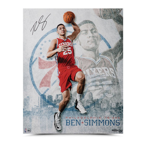 Ben Simmons Autographed "All Systems Go" 16 x 20