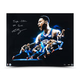 Ben Simmons Autographed & Inscribed "Drive" 30 x 24