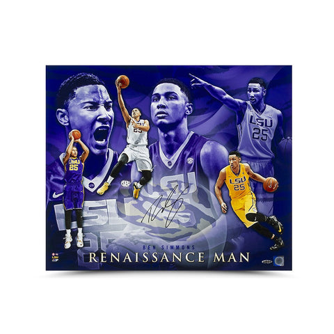 Ben Simmons Autographed Renaissance Man Photo