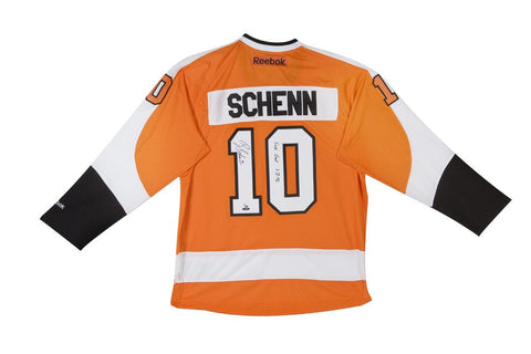 Brayden Schenn Autographed & Inscribed Flyers Home Jersey