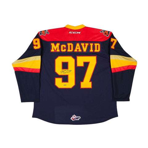 Connor McDavid Autographed Erie Otters Jersey