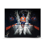 Connor McDavid Autographed "Tunnel Vision" 16 x 20