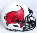 Tom Brady Autographed Buccaneers F/S Lunar Authentic Helmet- Fanatics/LOA *Red