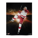 Dylan Larkin Autographed "Celebration" Photo