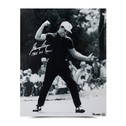 Gary Player Autographed & Inscribed '65 Fist Pump Photo