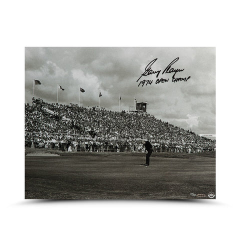 Gary Player Autographed Putt for the Win Photo