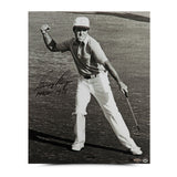 Gary Player Autographed Victory Celebration Photo