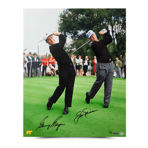 Gary Player Autographed "Dual With Jack" Photo