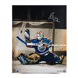 Grant Fuhr Autographed "Net Keeper" 16 x 20