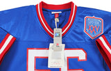 Giants Lawrence Taylor "HOF 99" Signed Blue M&N SB XXV Authentic Jersey BAS