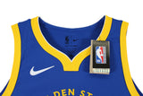 Warriors Stephen Curry Signed Blue Nike Icon Edition Authentic Jersey BAS Wit