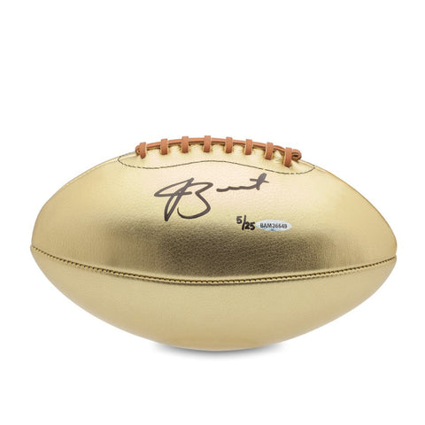 Jameis Winston Autographed Gold Leather Head Football