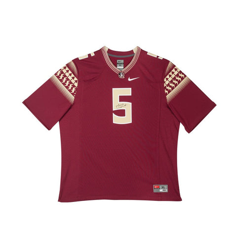 Jameis Winston Autographed FSU Garnet Nike Replica Jersey