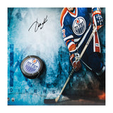 Jari Kurri Autographed "Breaking Through" Display