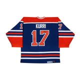 Jari Kurri Autographed Edmonton Oilers Authentic Blue Jersey