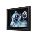 Jari Kurri Autographed Stick Blade with Edmonton Oilers Picture - Framed