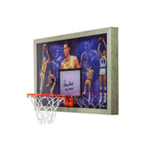 Jerry West Autographed & Inscribed "Mr. Clutch" Backboard