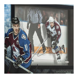 Joe Sakic Autographed Captain Avalanche Shadow Box