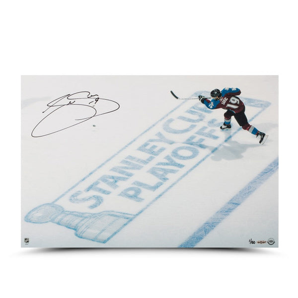 Joe Sakic Playoff Hockey 16 x 24 Photo