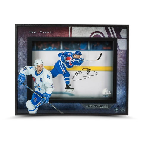 Joe Sakic Young Gun Shadow Box